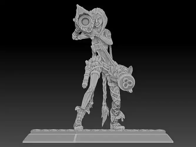 League of Legends Champion  High Poly Jinx