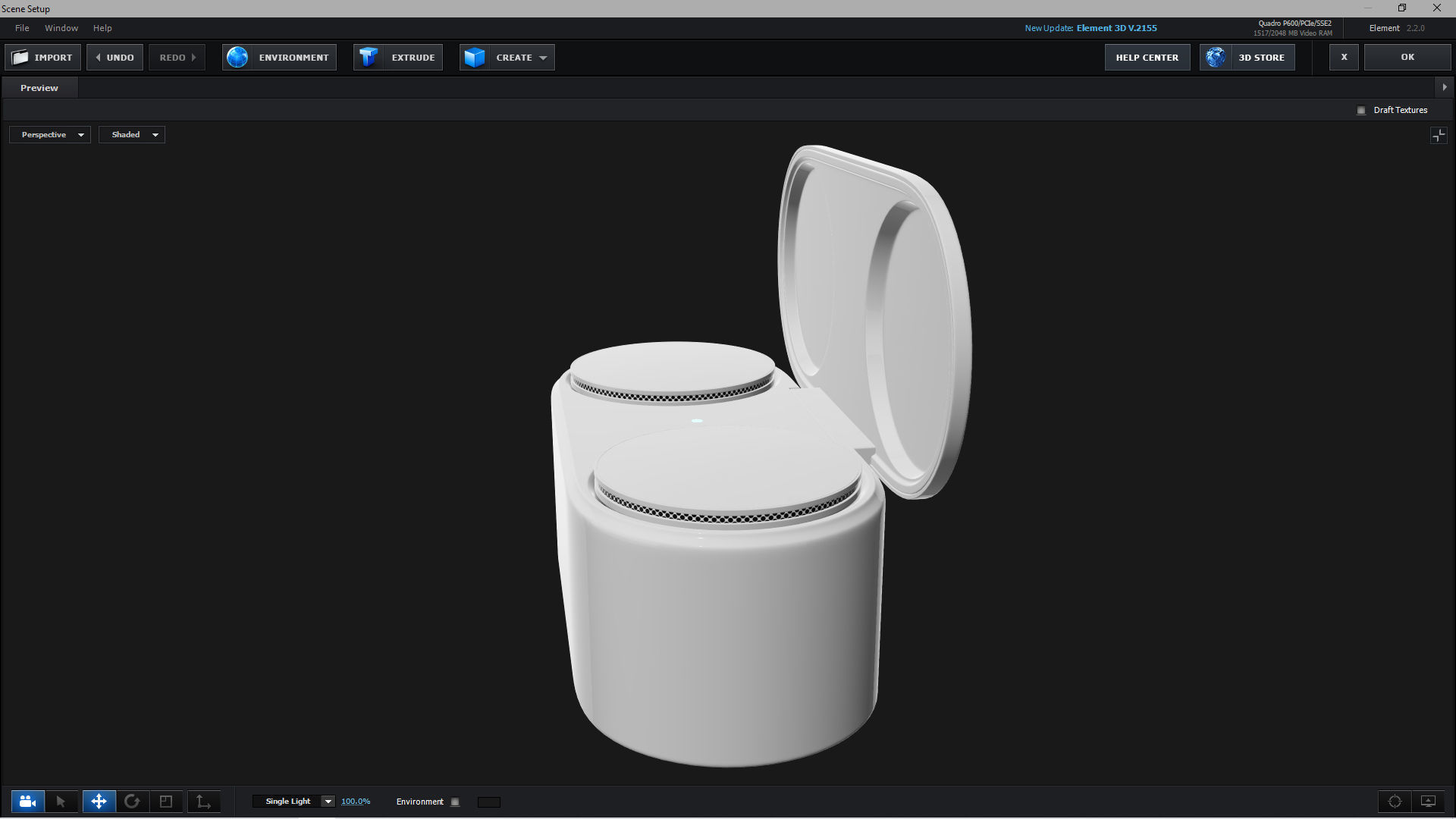 E3D - Microsoft Surface Earbuds 3D model_1