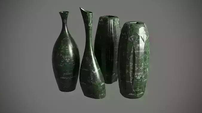 vases marble