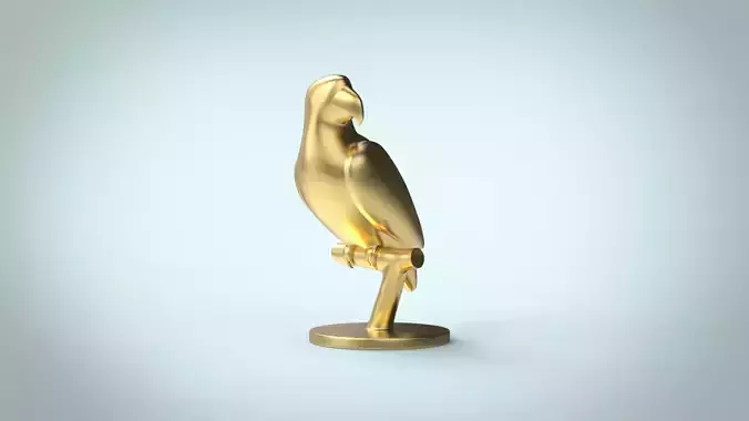 Parrot macaw decoration 3D print model