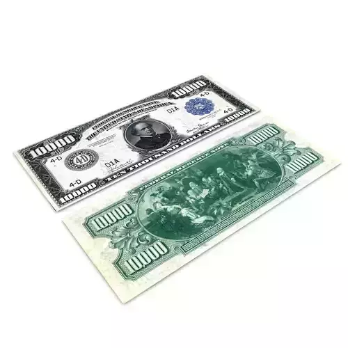 10000 Dollar Bill Chase 3D model