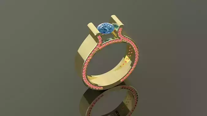 3D printable Engagement Ring 