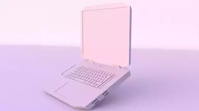 Gaming Laptop Disassemblable - Low Poly