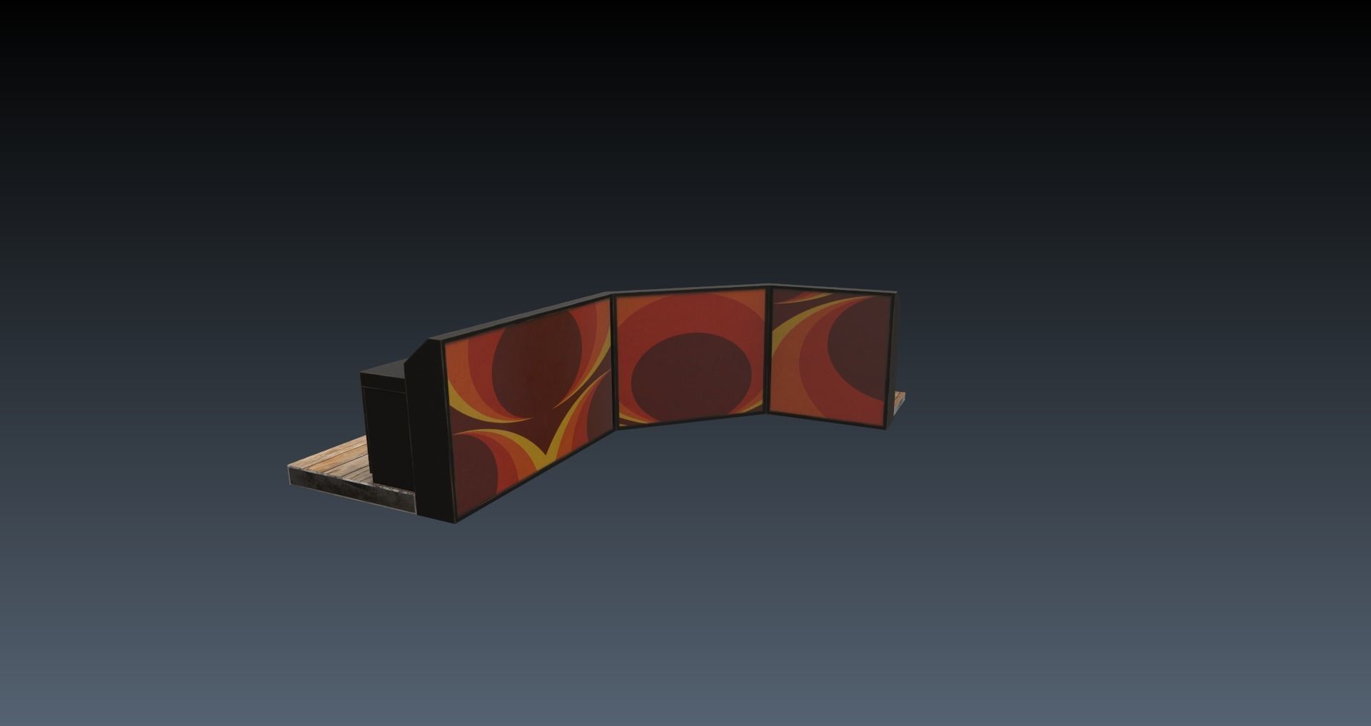 Low-Poly 70s Disco Pack Low-poly 3D model_28