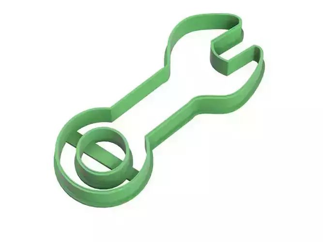 0091 Spanner 2 cookie cutter 