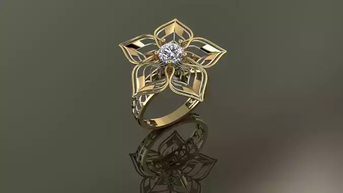 3D printable Engagement Ring 