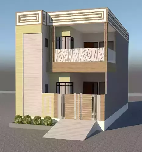 House two story with balcony