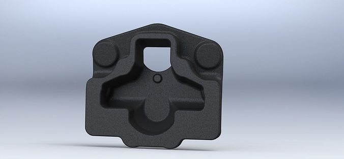 MAN BRAKE CALIPER 81 50804 6088 COVER 3D REVERSE ENGINEERING 3D print model