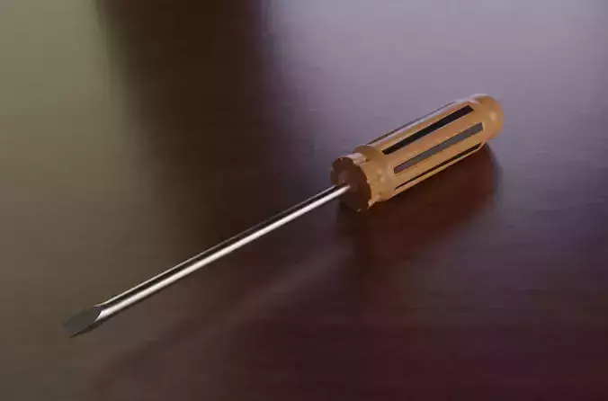 Simple Fat-blade Screwdriver