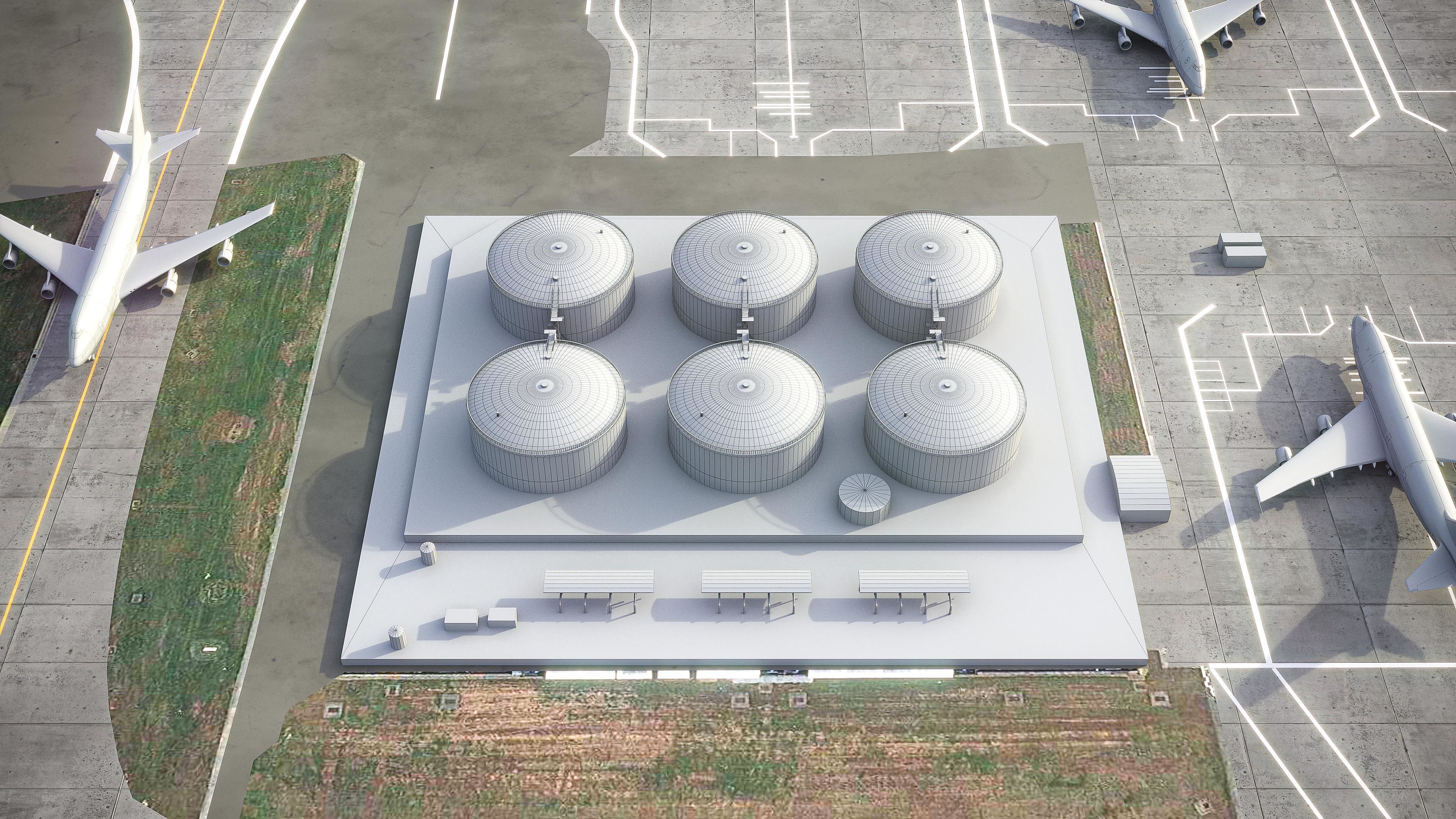 London Heathrow Airport - LHR Low-poly 3D model_25