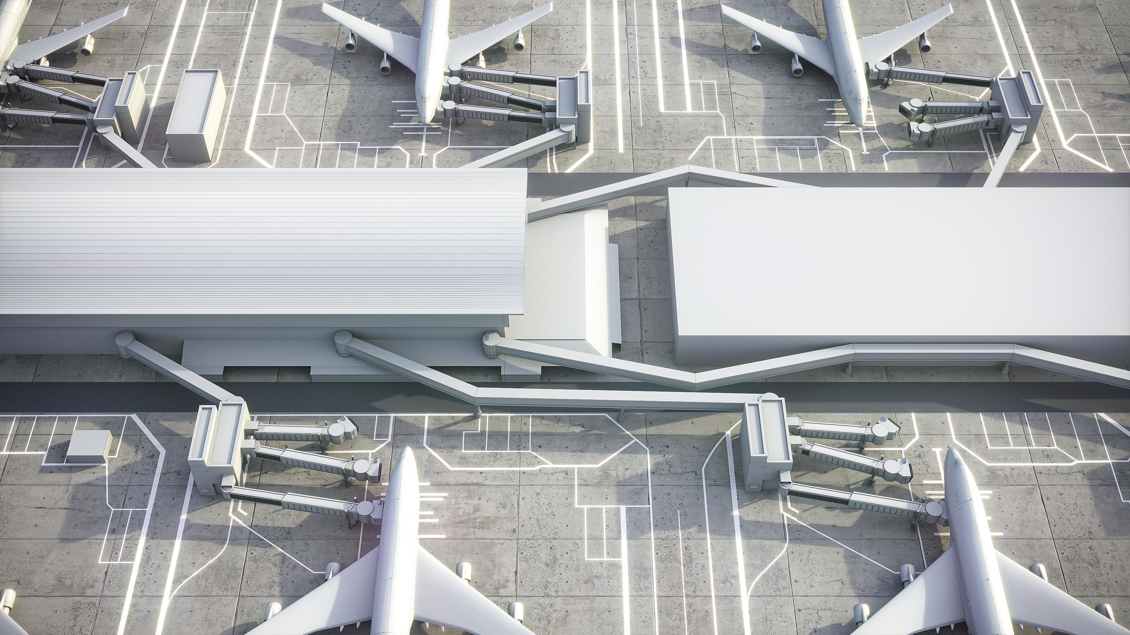 London Heathrow Airport - LHR Low-poly 3D model_27
