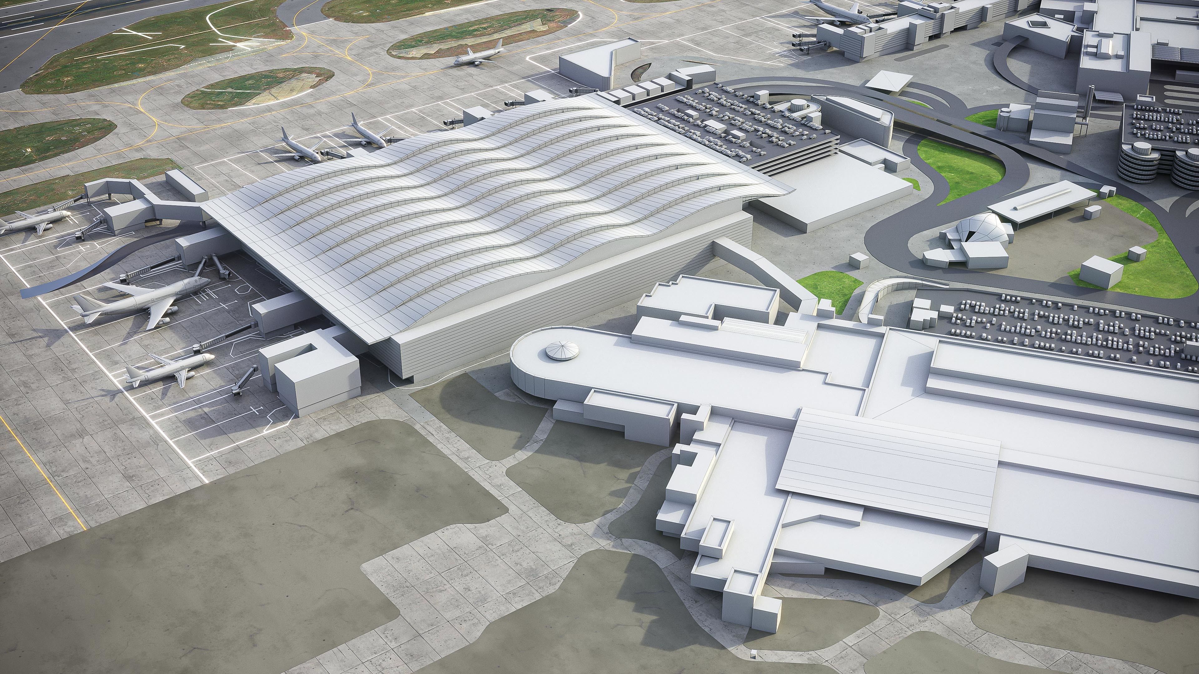 London Heathrow Airport - LHR Low-poly 3D model_15