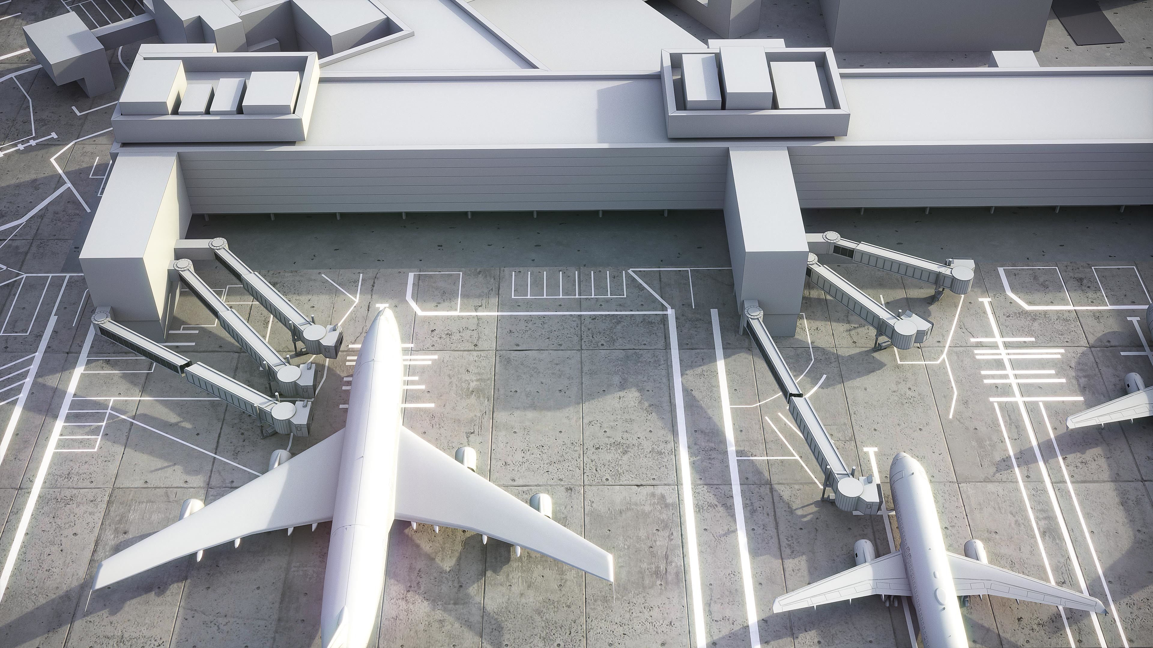 London Heathrow Airport - LHR Low-poly 3D model_21