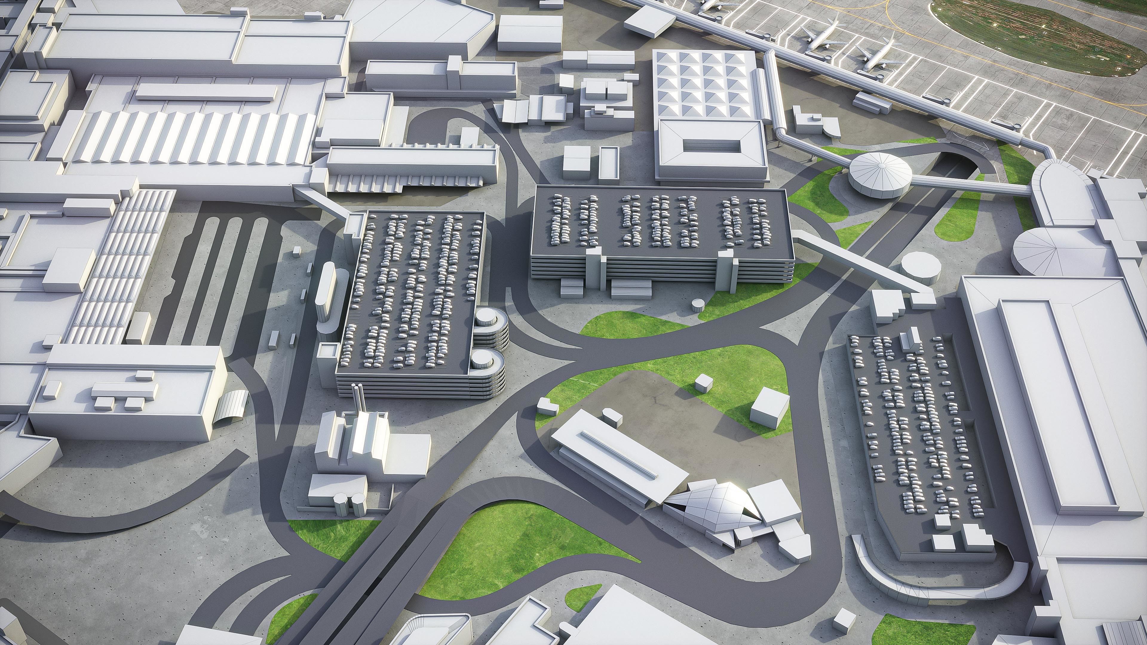 London Heathrow Airport - LHR Low-poly 3D model_22