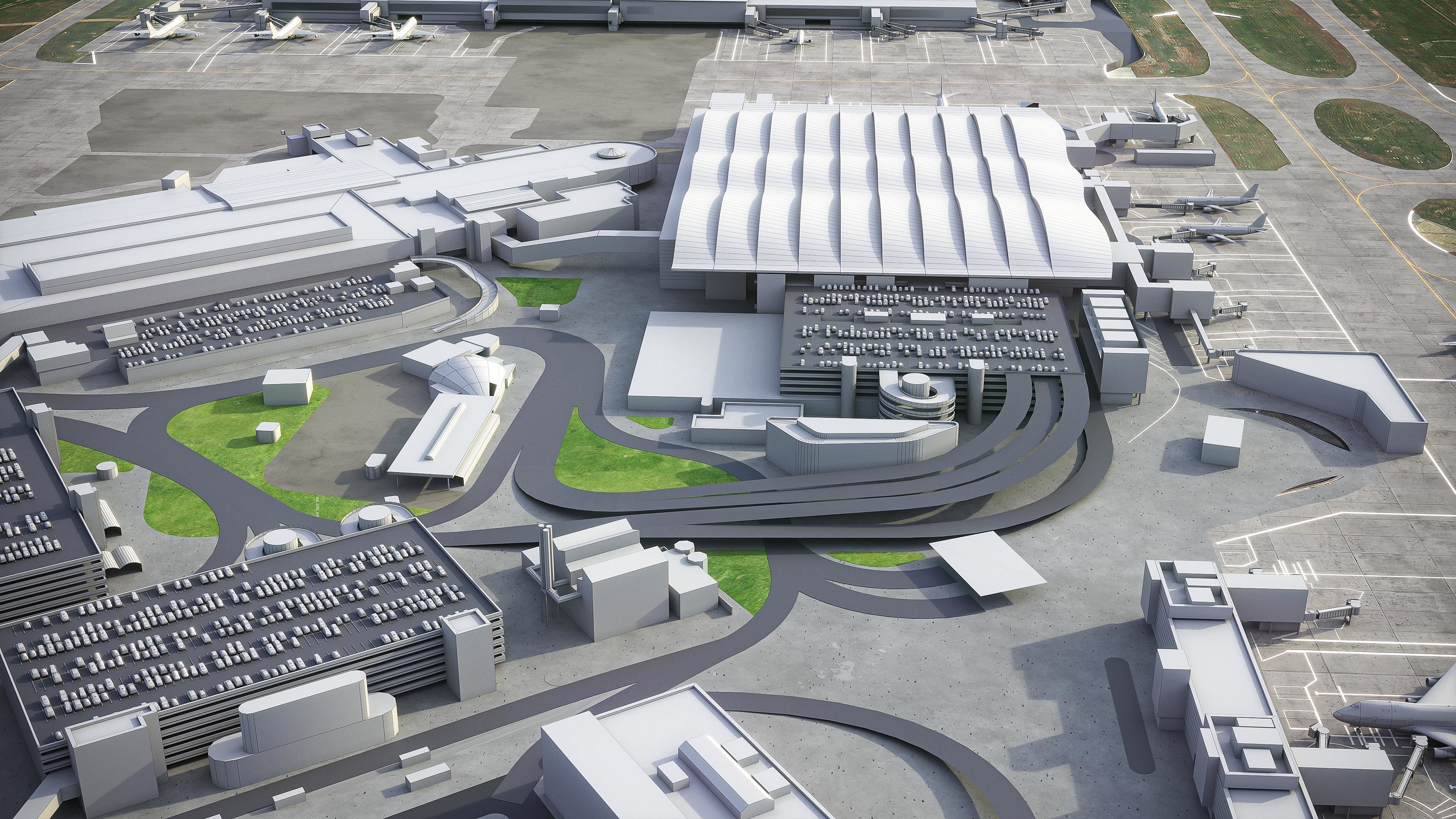 London Heathrow Airport - LHR Low-poly 3D model_12
