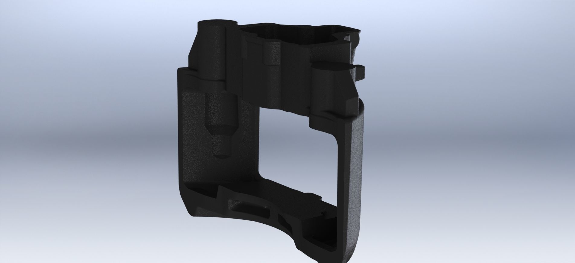 MAN BRAKE CALIPER 81 50804 6088 BODY 3D REVERSE ENGINEERING 3D print model_1