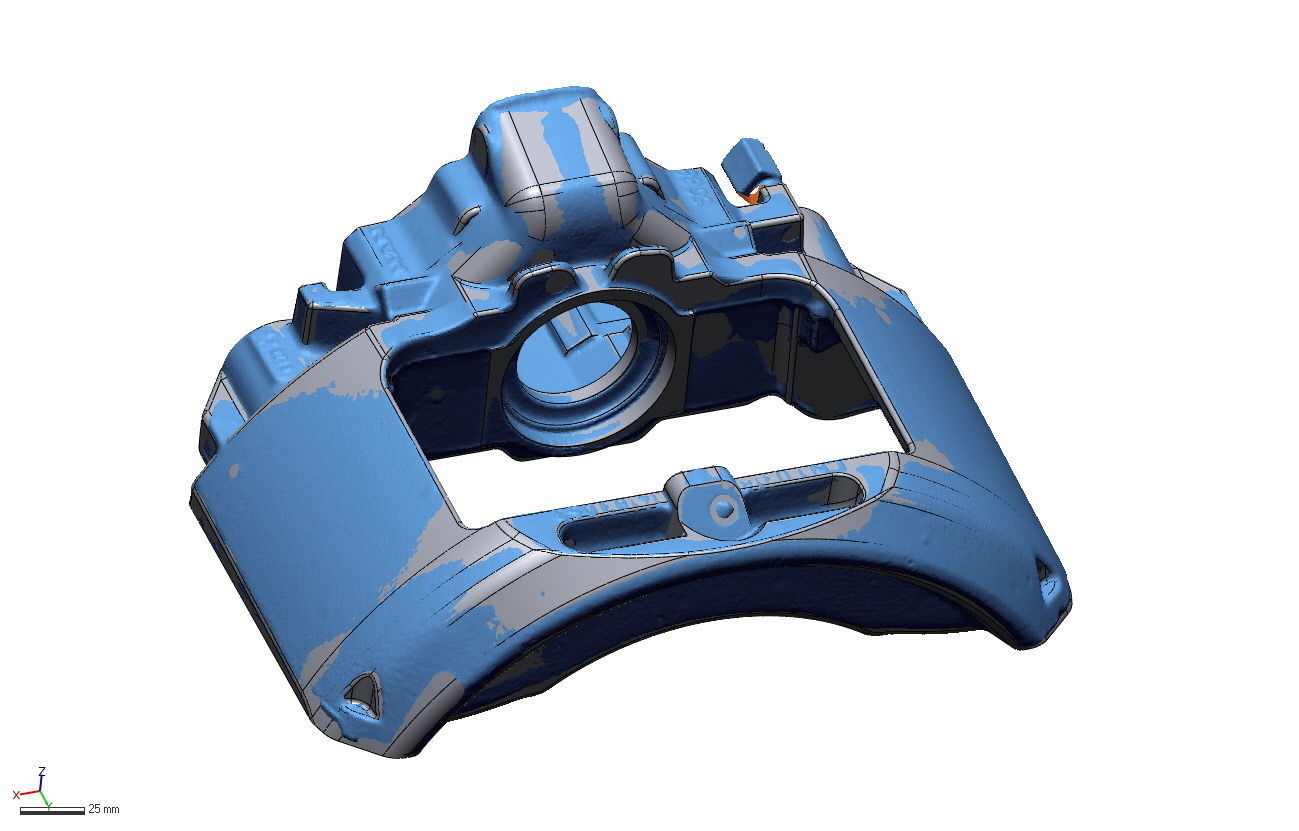 MAN BRAKE CALIPER 81 50804 6088 BODY 3D REVERSE ENGINEERING 3D print model_7