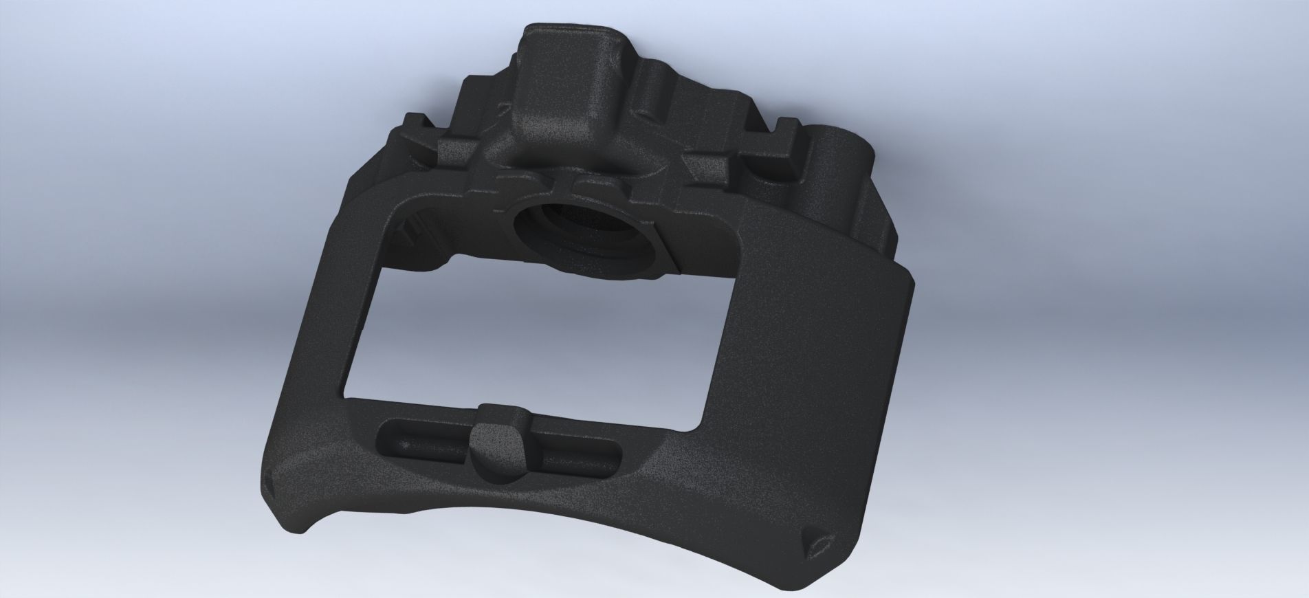MAN BRAKE CALIPER 81 50804 6088 BODY 3D REVERSE ENGINEERING 3D print model_4