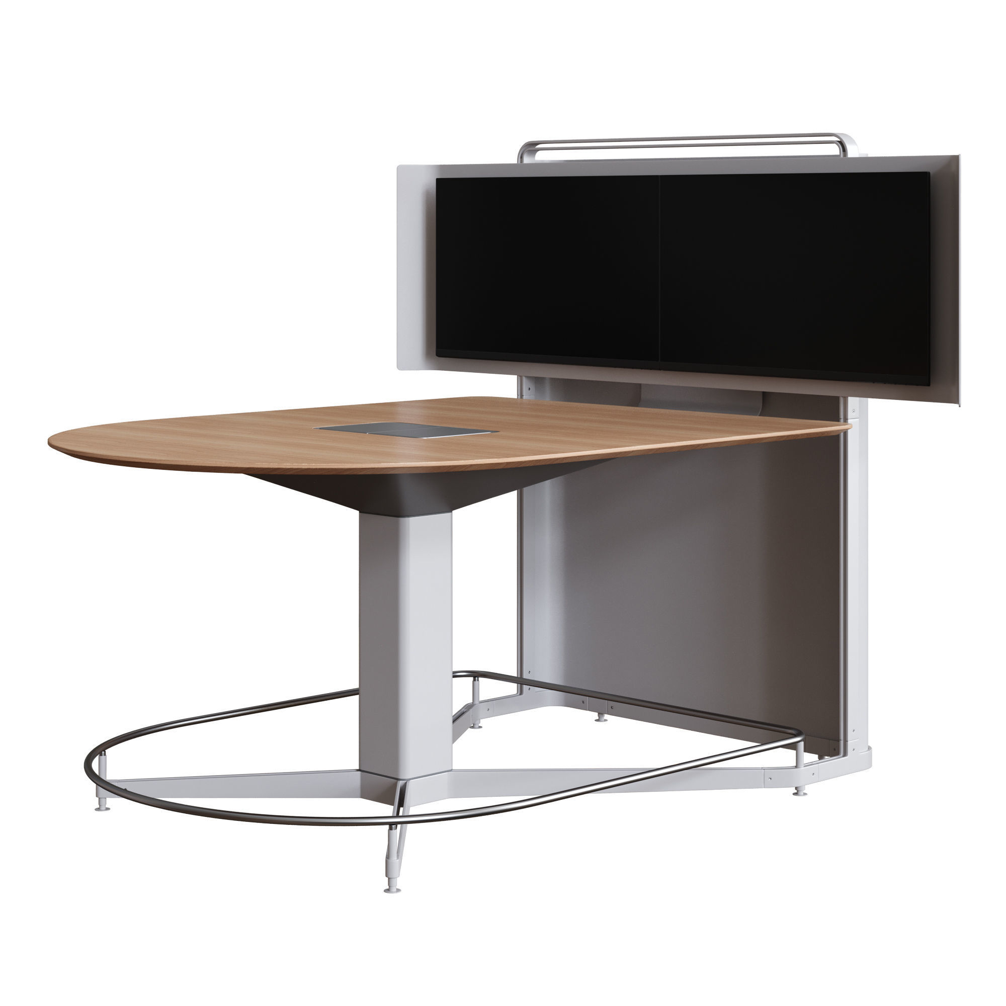 Steelcase - Media Scape D-Form Totem 3D model_7