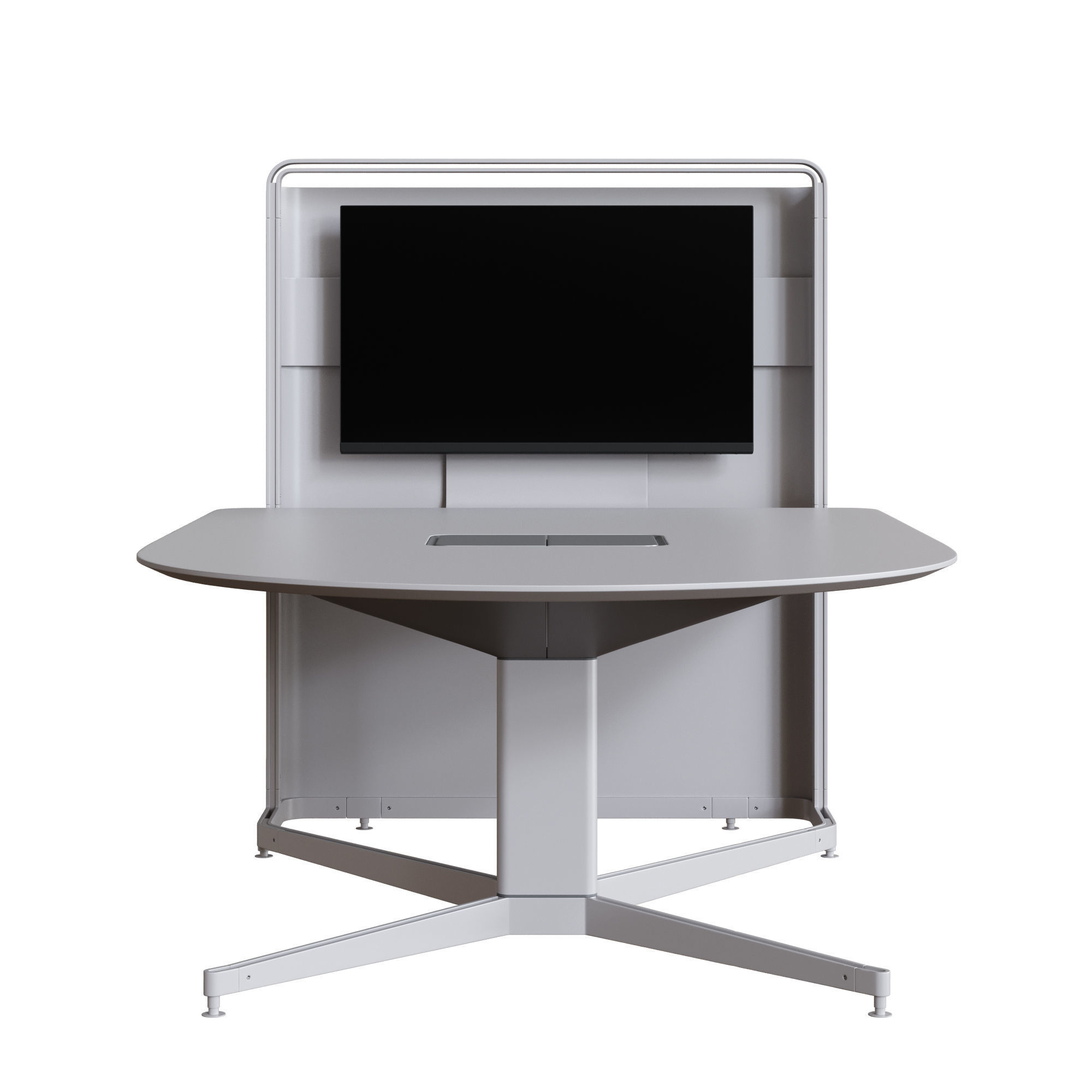 Steelcase - Media Scape D-Form Totem 3D model_10