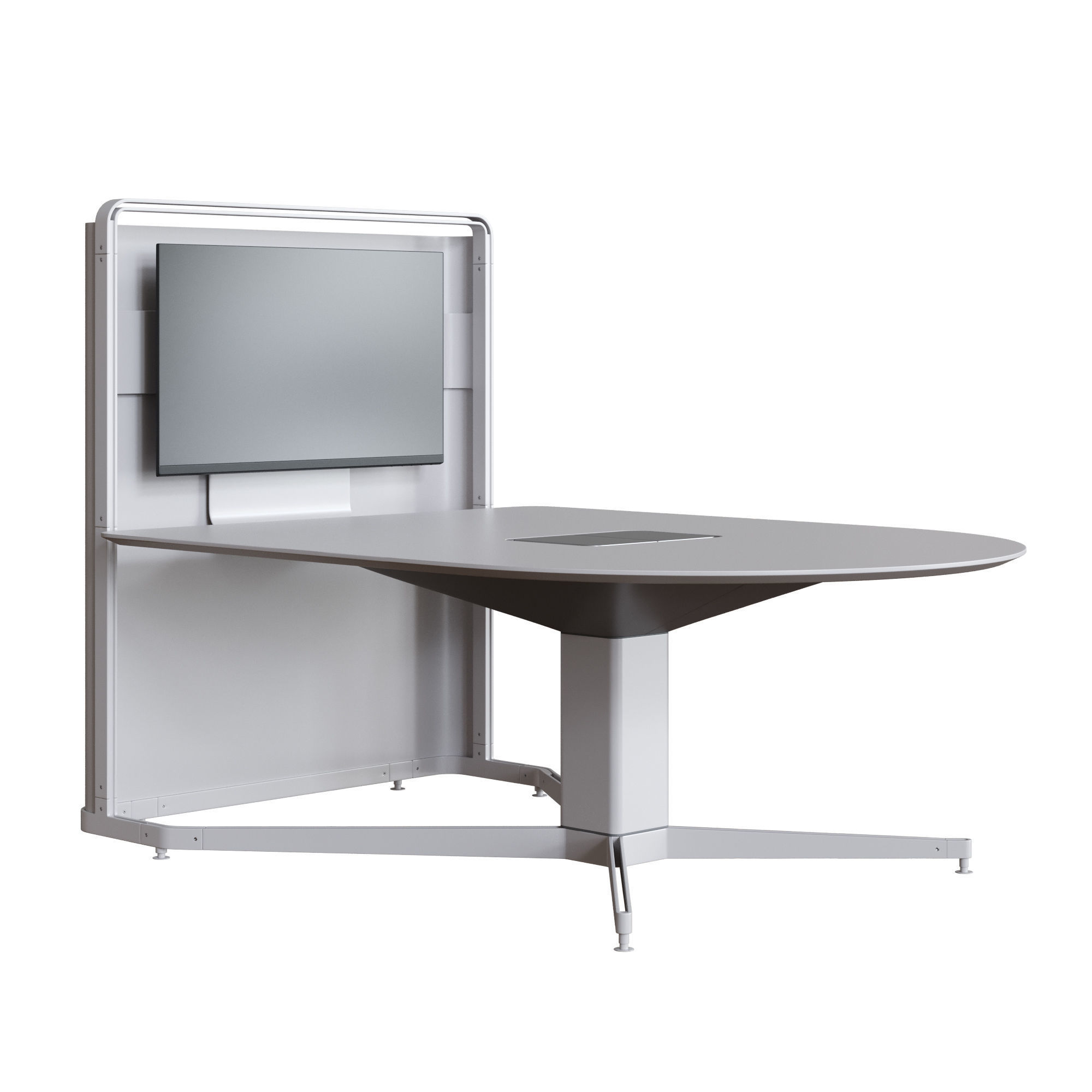 Steelcase - Media Scape D-Form Totem 3D model_5