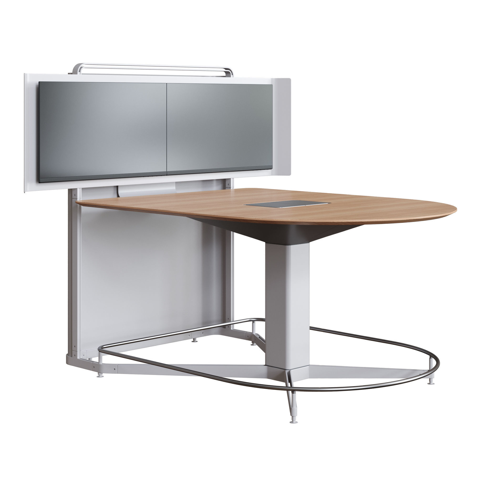 Steelcase - Media Scape D-Form Totem 3D model_9