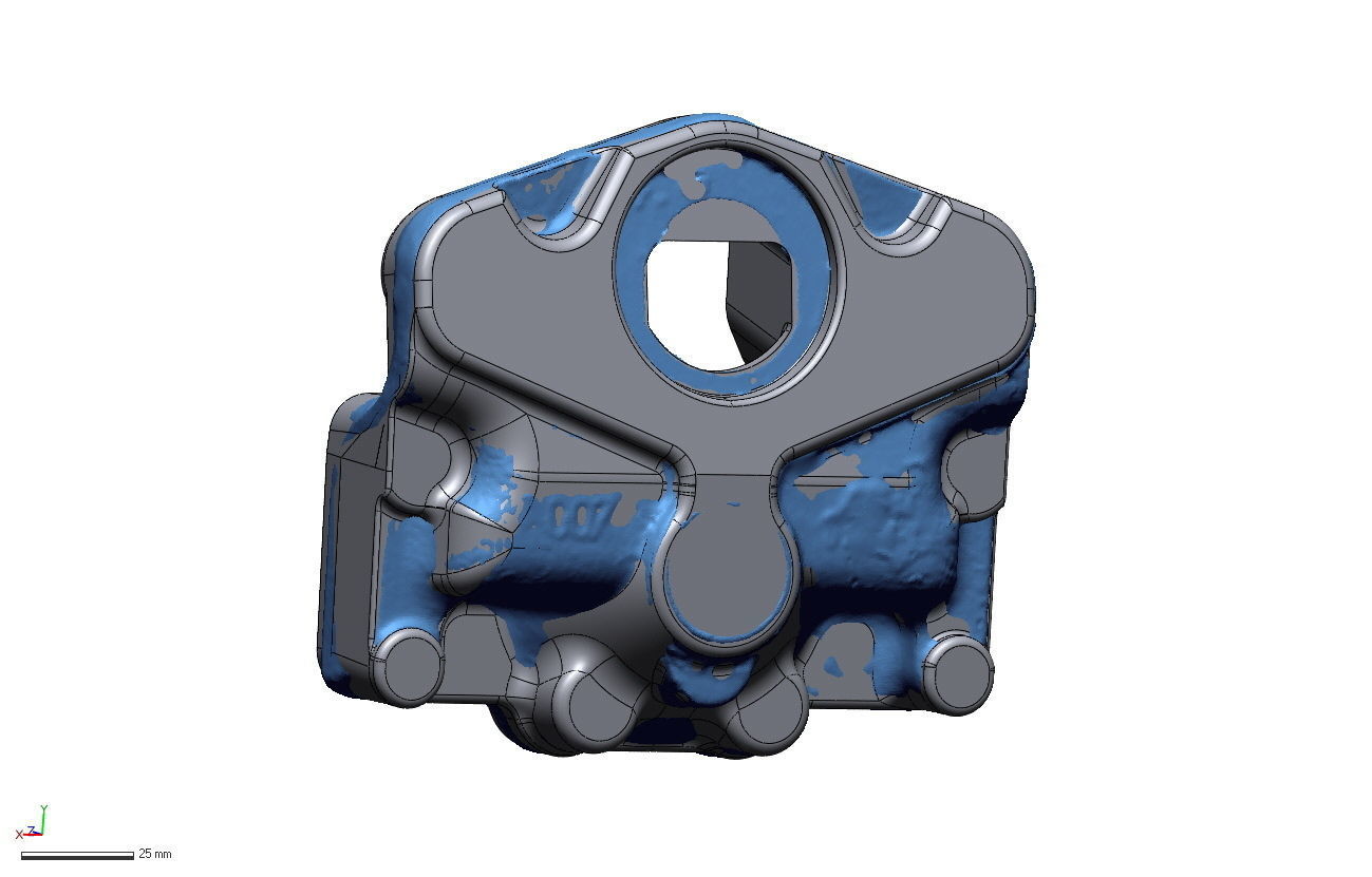 MAN BRAKE CALIPER 81508046088 BODY-COVER 3DREVERSE ENGINEERING 3D print model_12