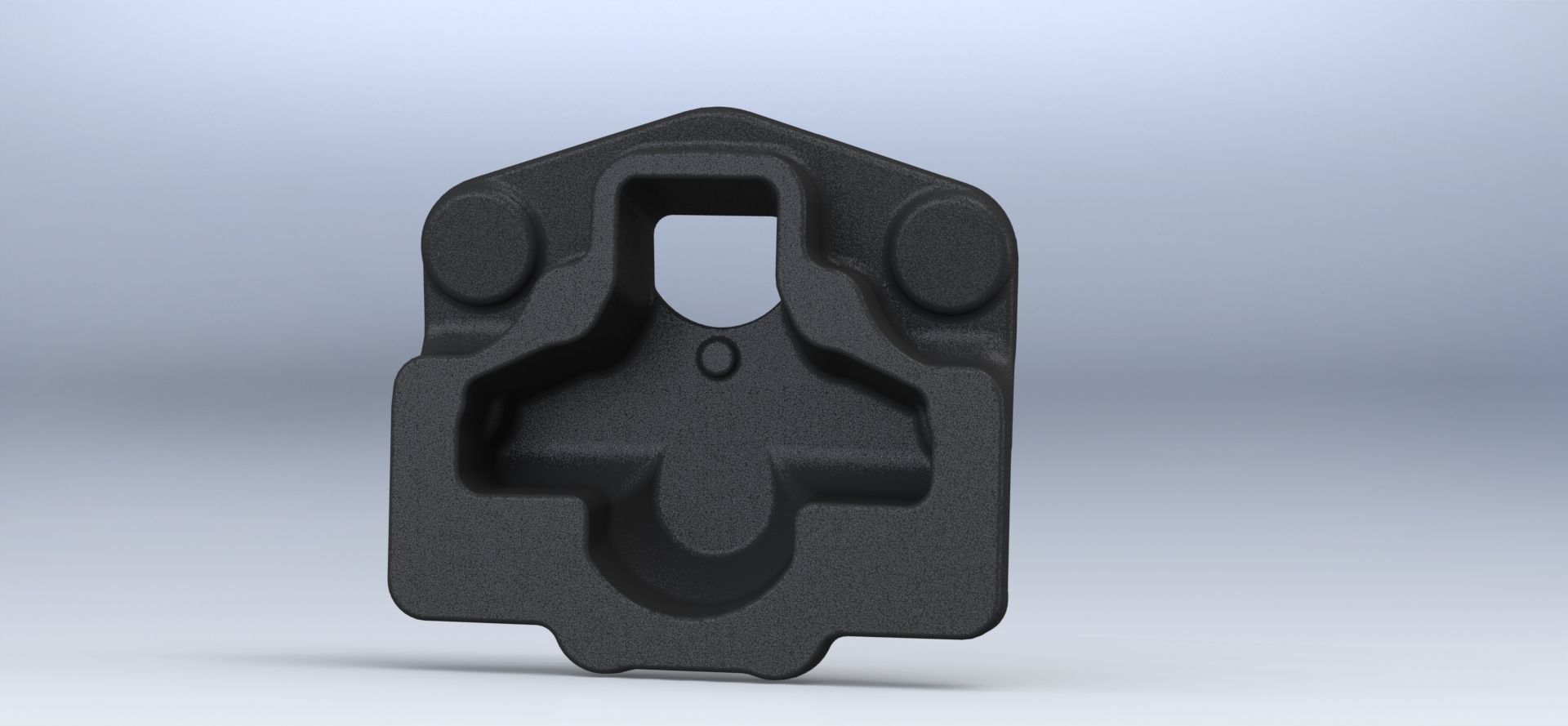 MAN BRAKE CALIPER 81508046088 BODY-COVER 3DREVERSE ENGINEERING 3D print model_1