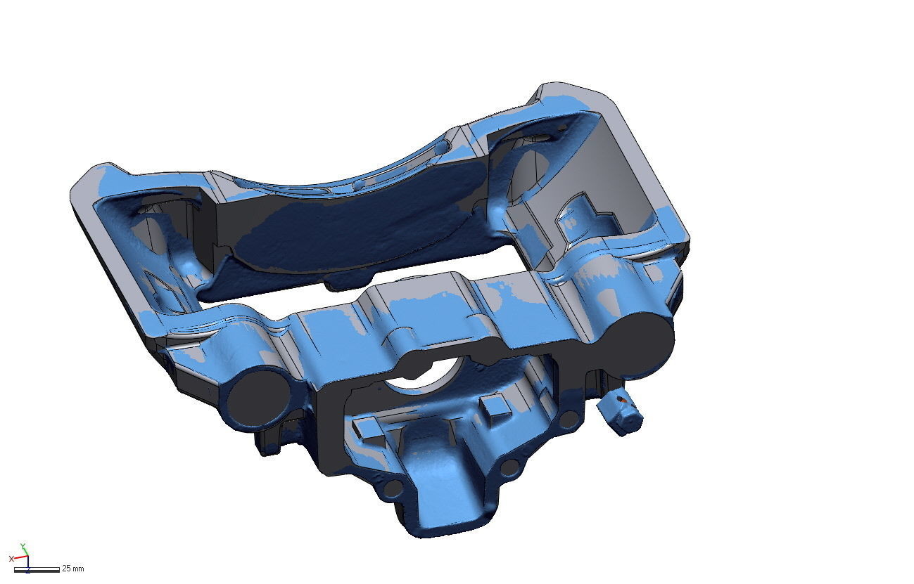 MAN BRAKE CALIPER 81508046088 BODY-COVER 3DREVERSE ENGINEERING 3D print model_11