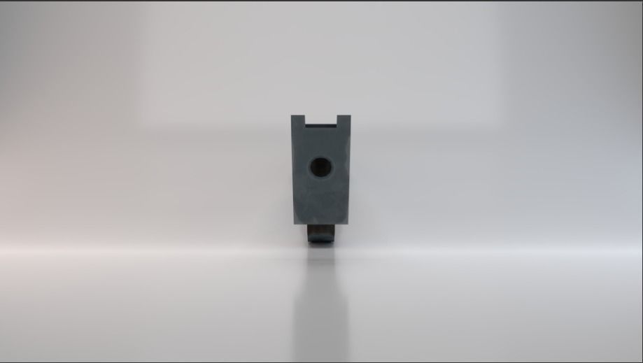 Pump Shotgun Low-poly 3D model_1