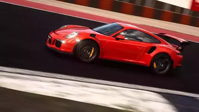 Porsche 911 GT3 RS 250K Poly Ultra High quality 3D model