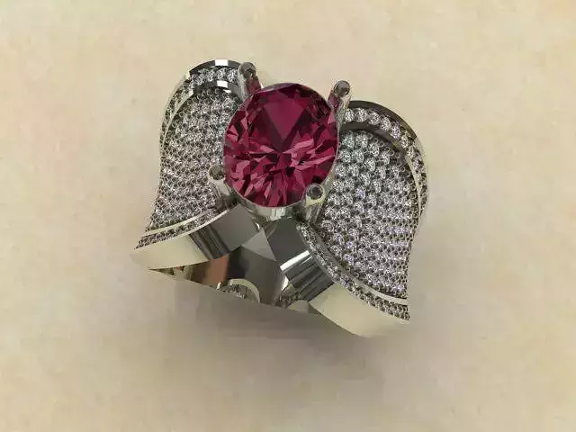 golden ring- jewelry 3D print model