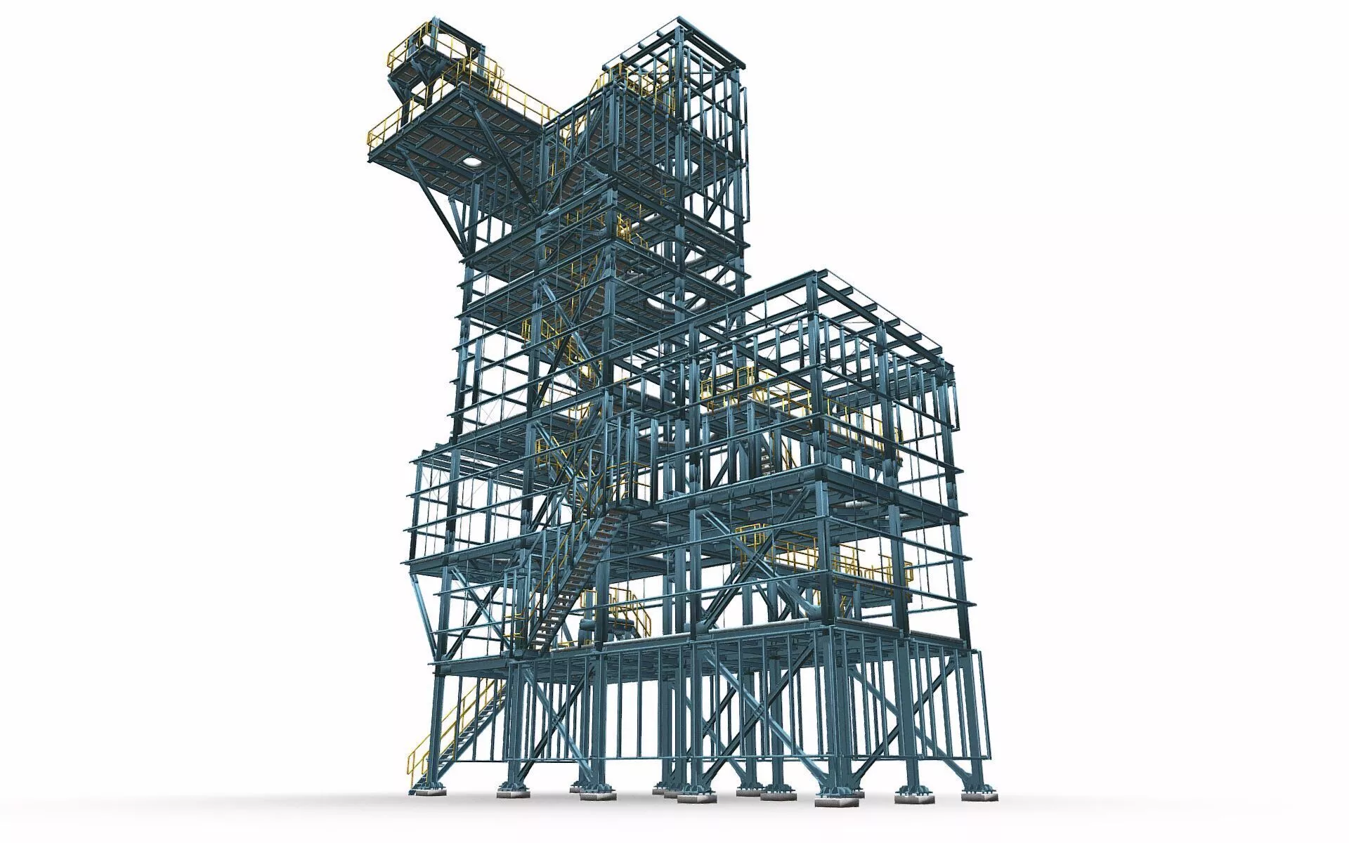 Process Plant OMN - Structure 3D model