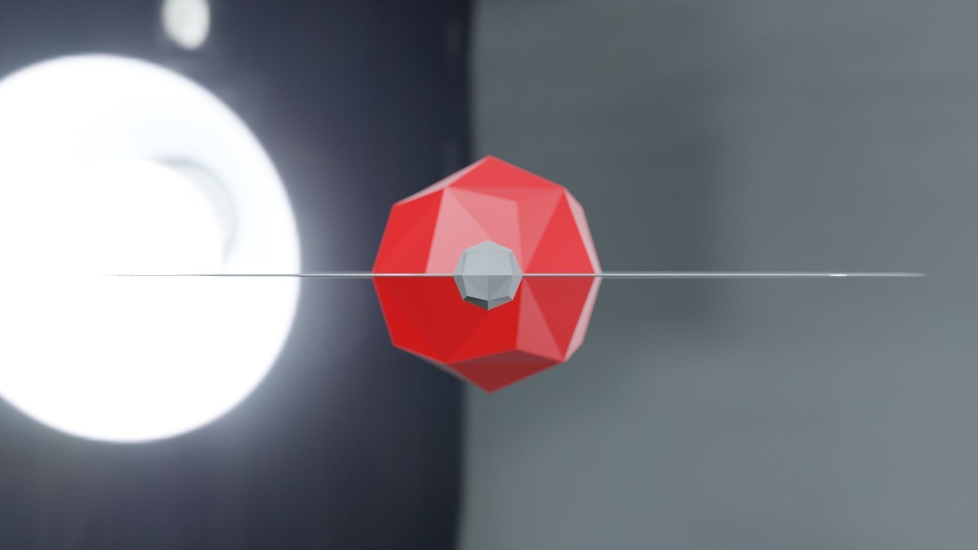 Hydrogen - Atomic Collection 3D model_4