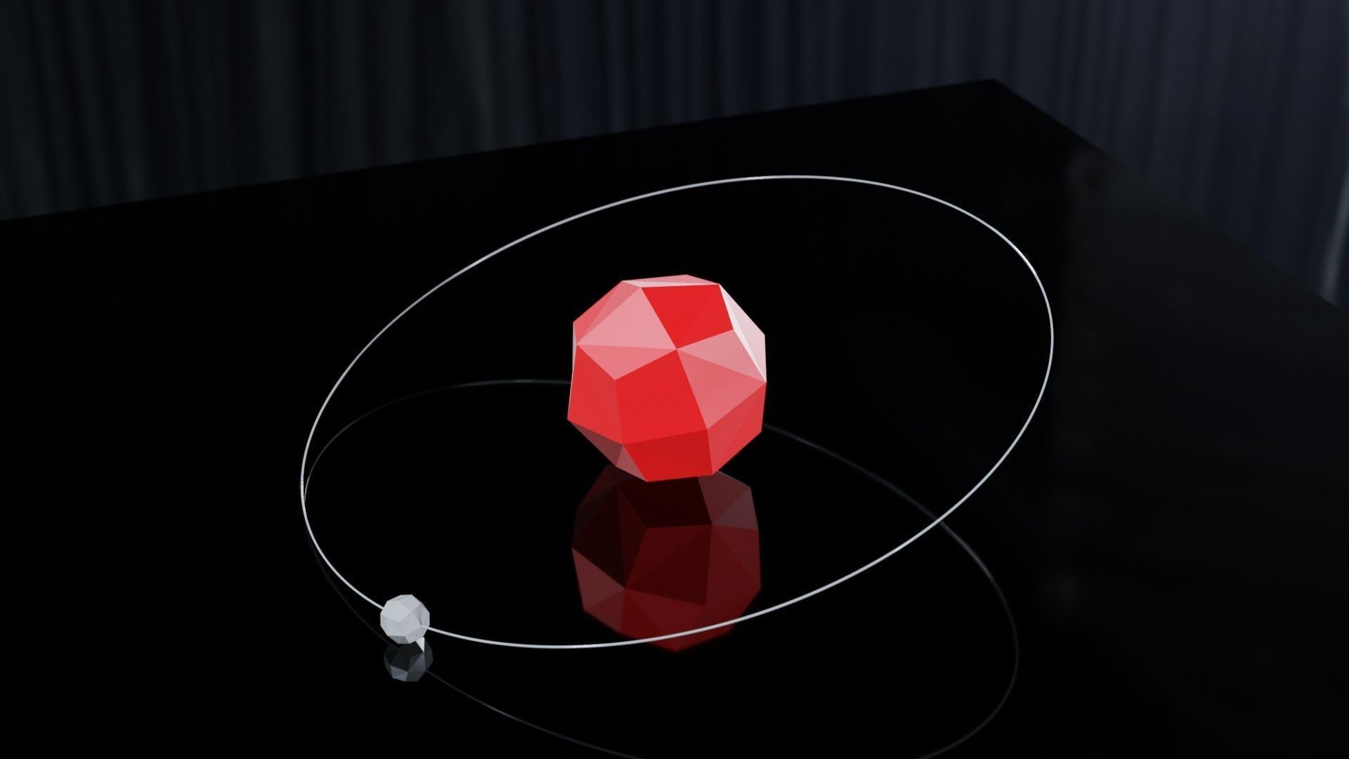Hydrogen - Atomic Collection 3D model_6