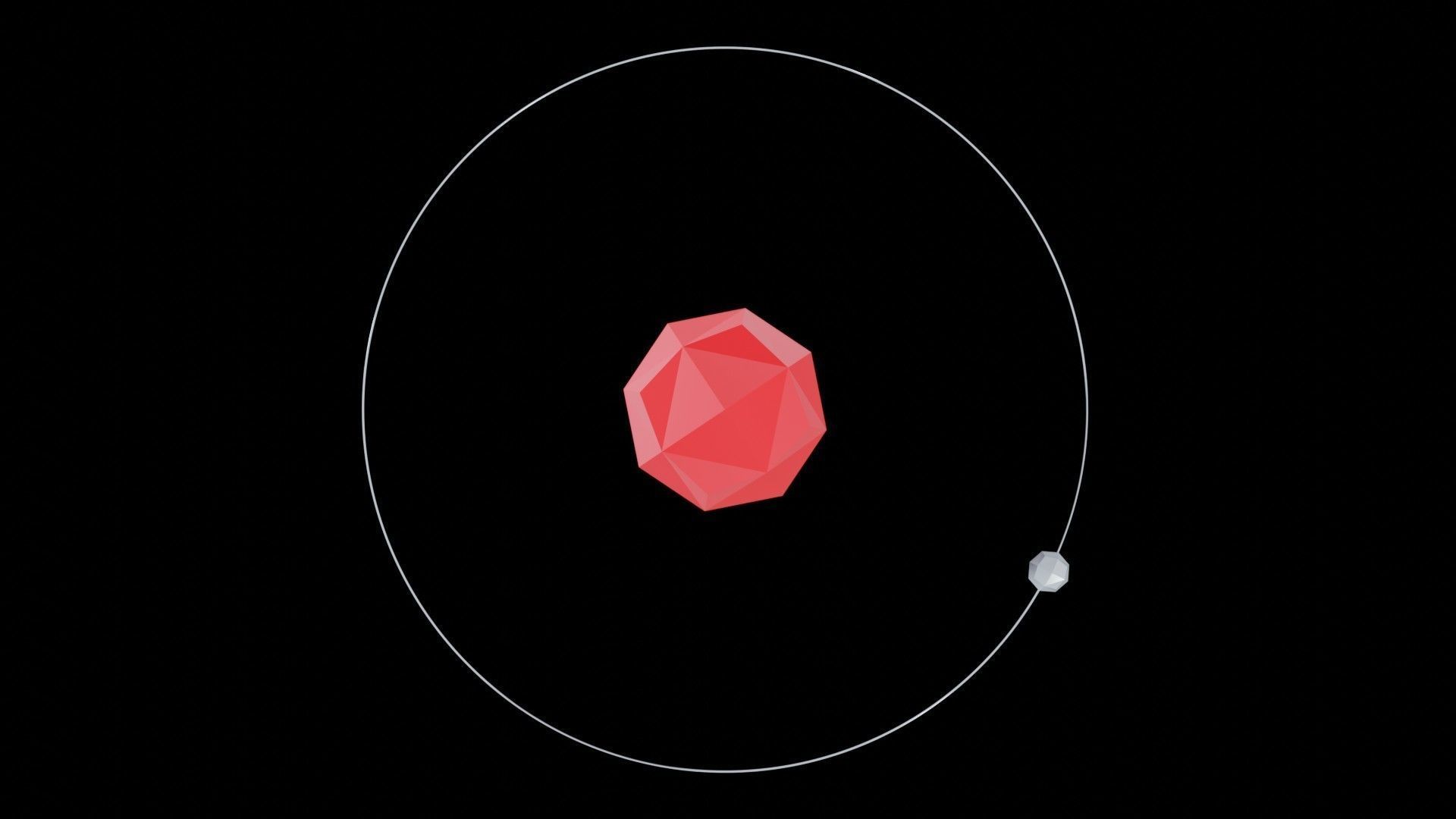 Hydrogen - Atomic Collection 3D model_3