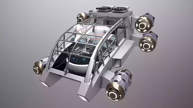 SciFi Spaceship Futuristic