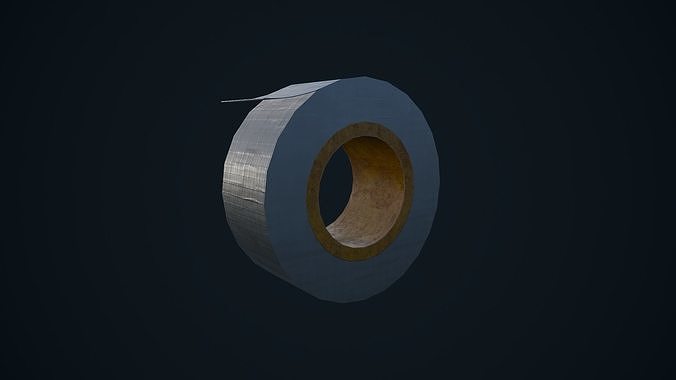 Duct Tape Low-poly 3D model