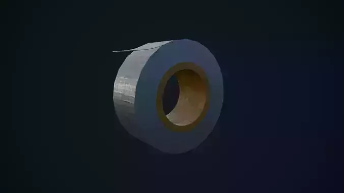 Duct Tape Low-poly 3D model