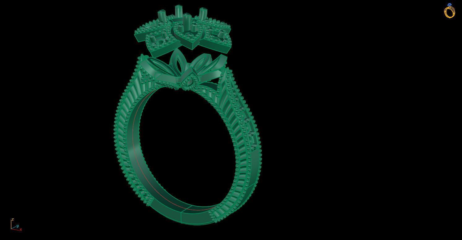 Ring 82 3D print model_8