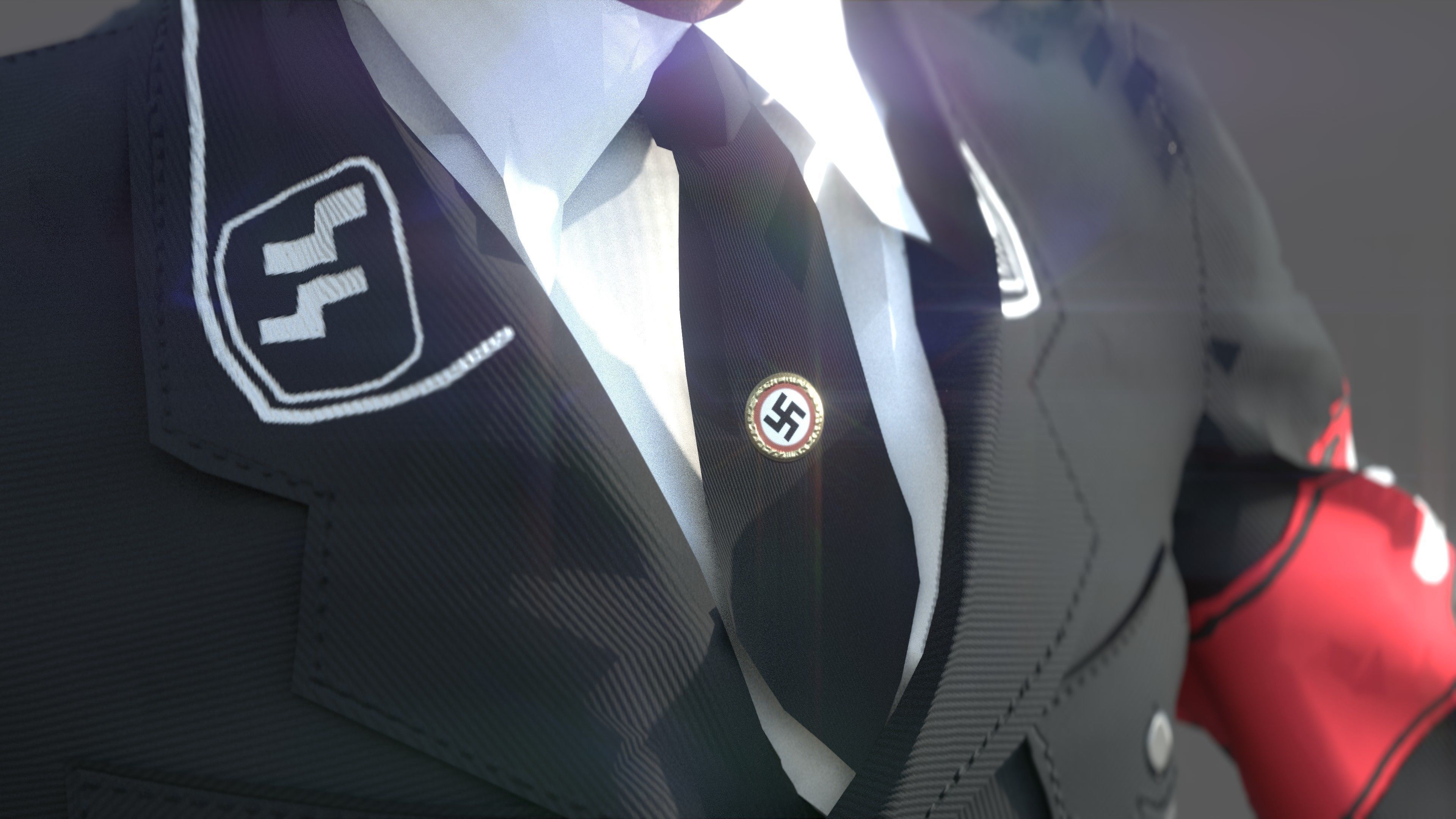 GERMAN SS OFFICER 3D model_6