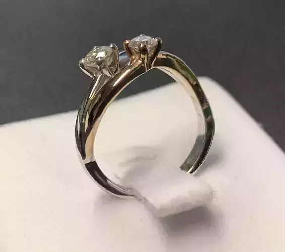 Fine Jewelry Women Trilogy Ring Anello Contrarie TR05