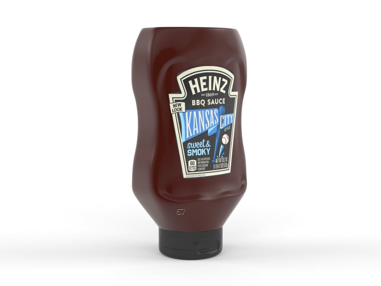 Heinz BBQ Sauce 3D model_3