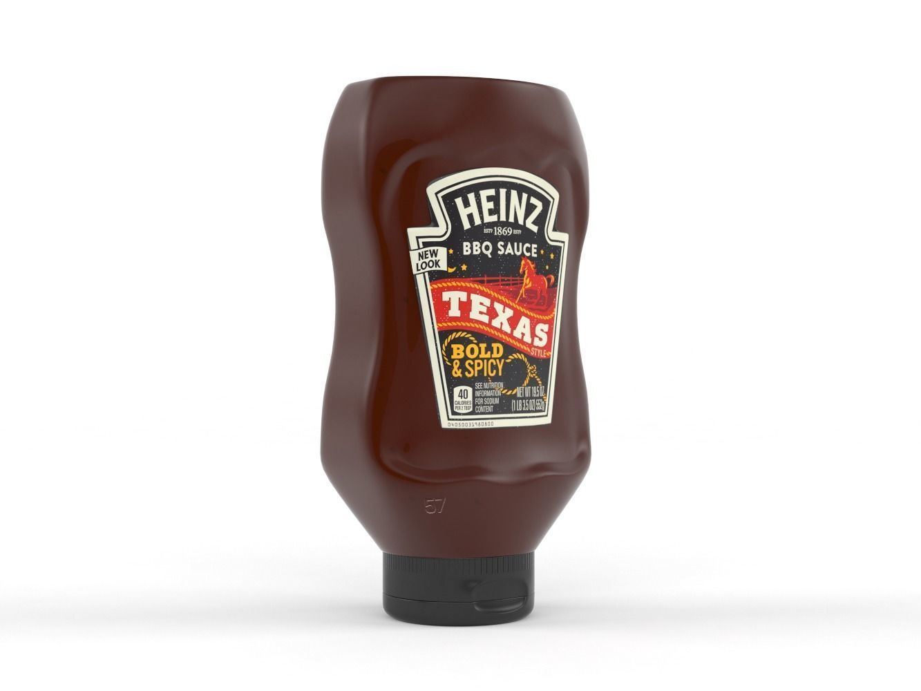 Heinz BBQ Sauce 3D model_7