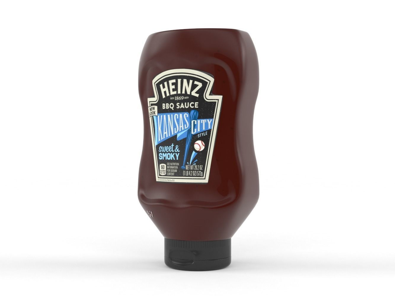 Heinz BBQ Sauce 3D model_4