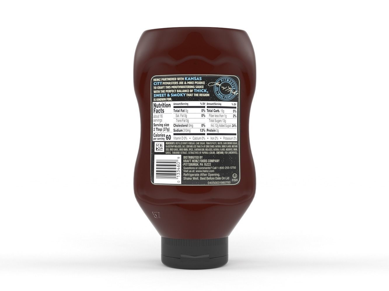 Heinz BBQ Sauce 3D model_2