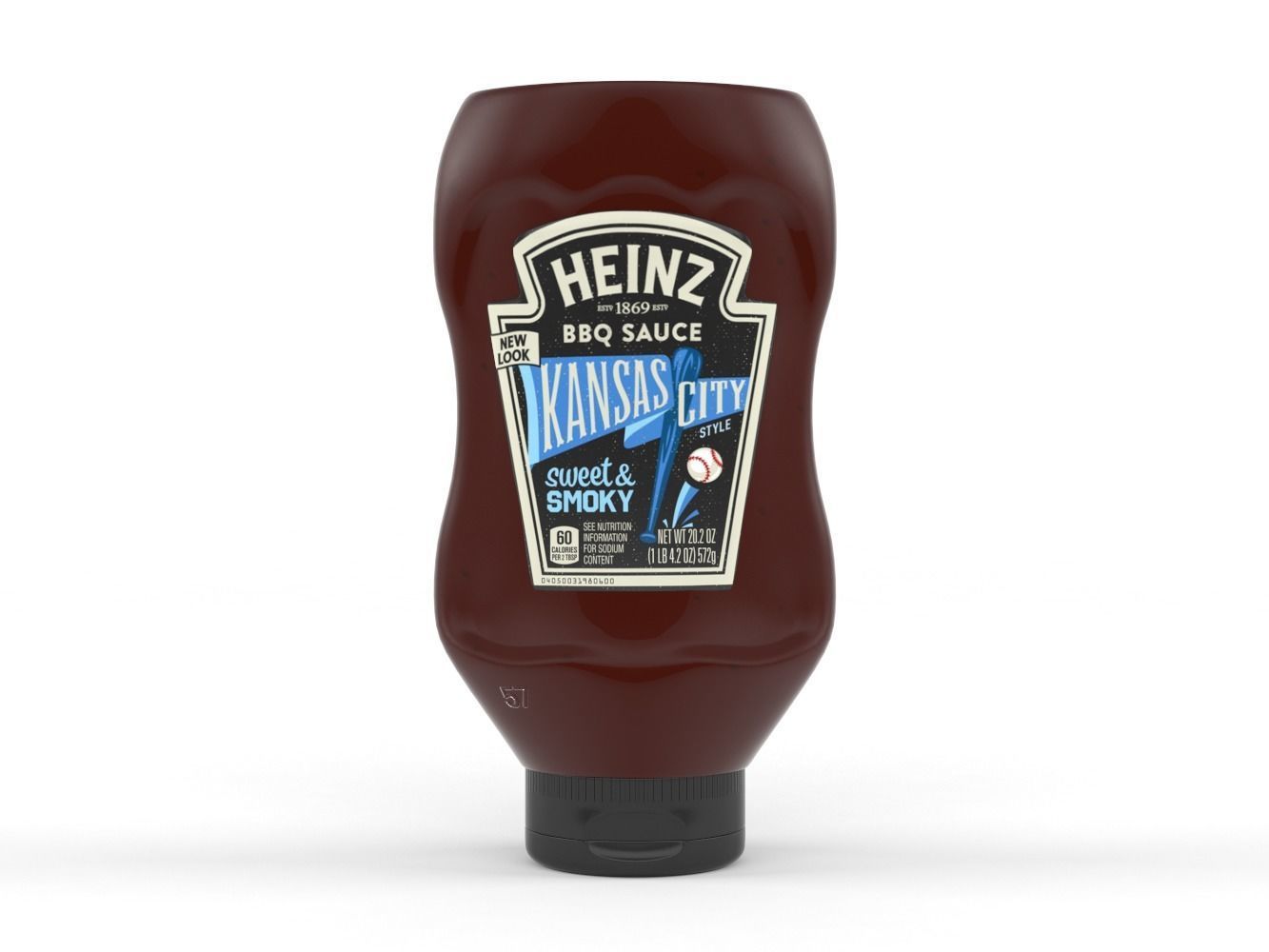 Heinz BBQ Sauce 3D model_1