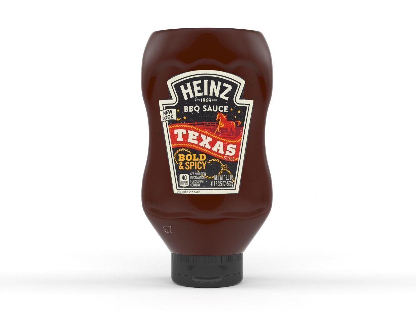 Heinz BBQ Sauce 3D model_5