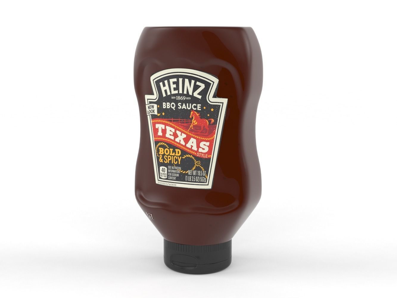 Heinz BBQ Sauce 3D model_8