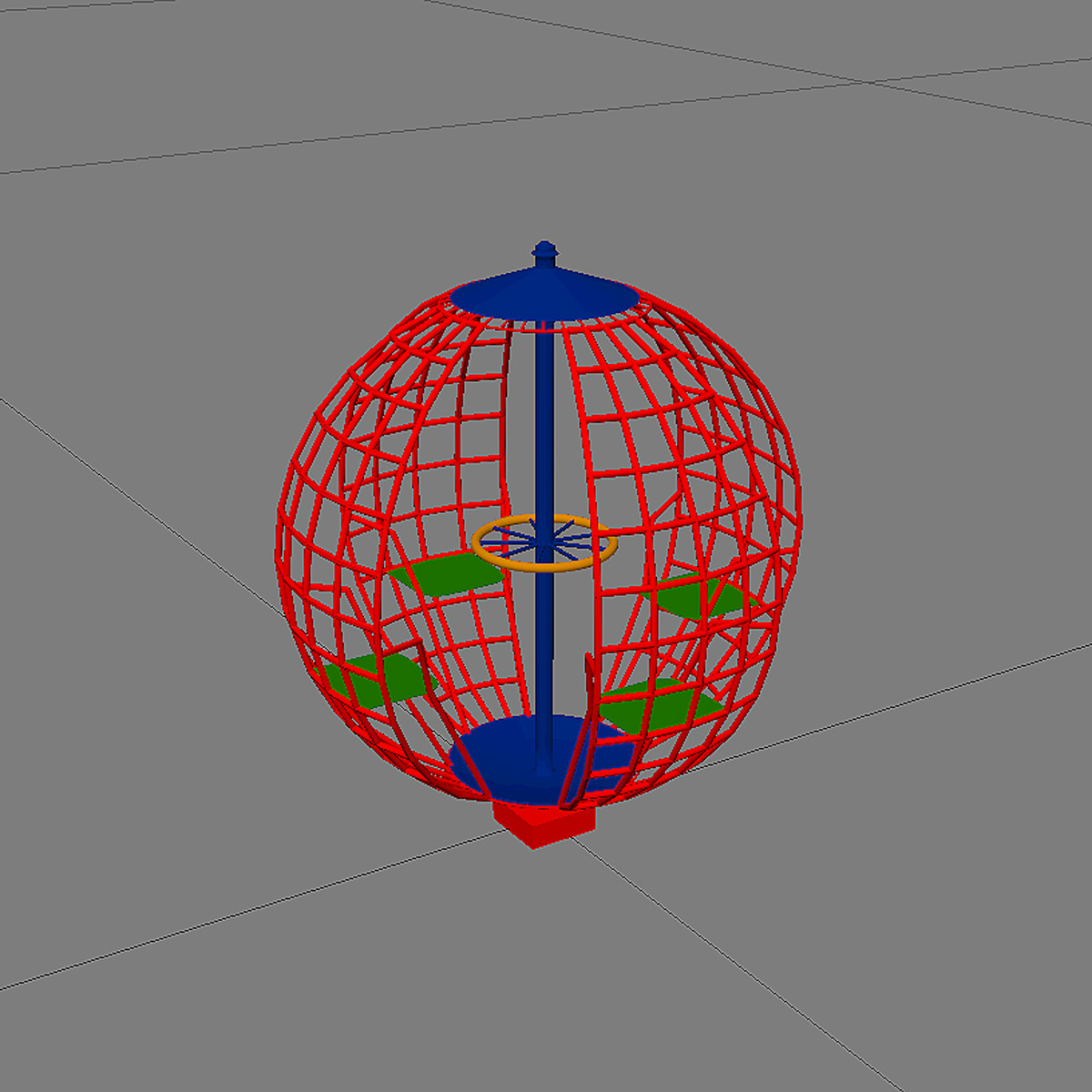 Play Ground Sphere Max 2011 3D model_6